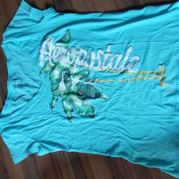 Lot of 2 Vintage AeropostleV Necked T-shirts - Picture 5 of 7